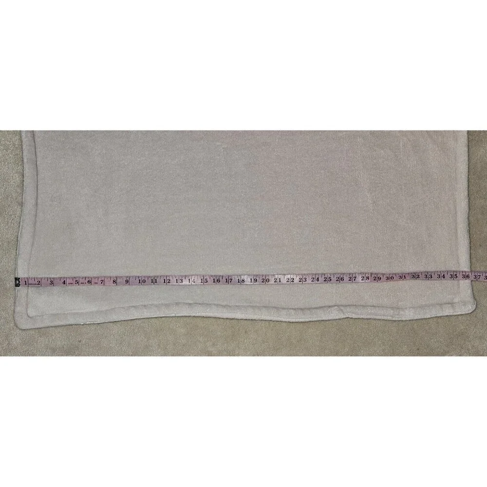 Solid Pale Dusty Pink Thick Fleece Sherpa Baby Blanket SOFT 30x36